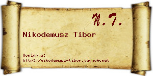 Nikodemusz Tibor névjegykártya